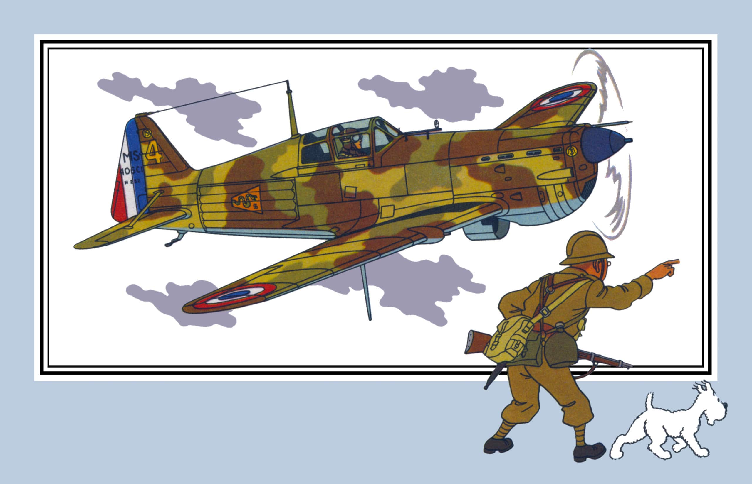 9.  MORANE-SAULNIER MS-406 - 1937 - France